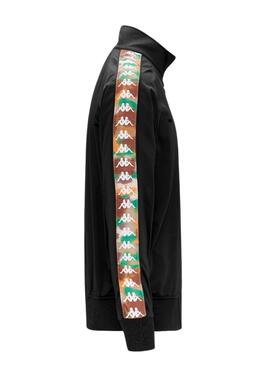 Chaqueta Kappa Anniston Graphik Negra para Hombre