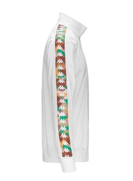 Chaqueta Kappa Anniston Graphik Blanca para Hombre