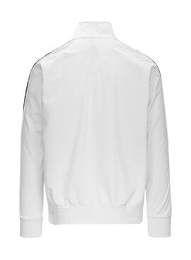 Chaqueta Kappa Anniston Graphik Blanca para Hombre