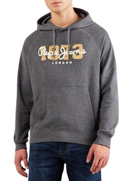 Sudadera Pepe Jeans Meier Hoodie Gris para Hombre