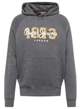 Sudadera Pepe Jeans Meier Hoodie Gris para Hombre