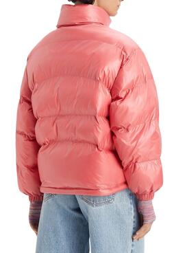 Chaqueta Levis Retro Puffer Rosa para Mujer