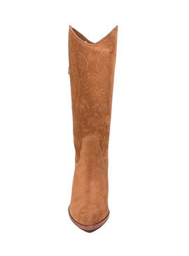 Botas Dakota Campera Dibujos Camel Mujer