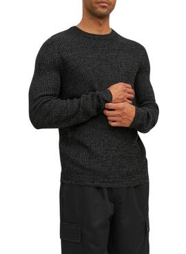 Jersey Jack and Jones Twist Negro para Hombre