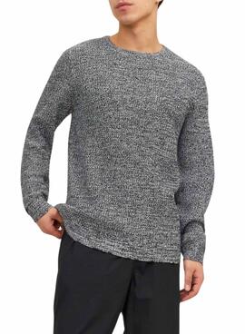 Jersey Jack and Jones Twist Gris para Hombre