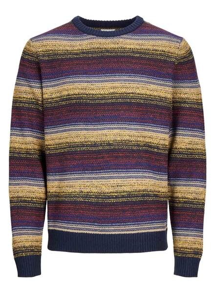 Jersey Jack and Jones Gradient Granate para Hombre