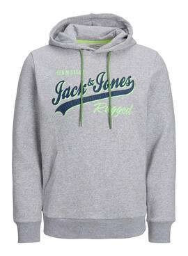 Sudadera Jack and Jones Emett Gris para Hombre