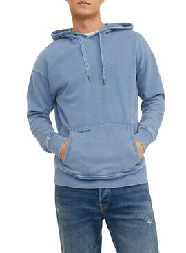 Sudadera Jack and Jones Drew Azul para Hombre