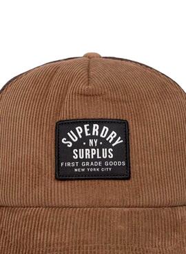 Gorra Superdry Vintage Graphic Marrón Para Mujer