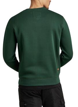 Sudadera G-Star Premium Core Verde para Hombre