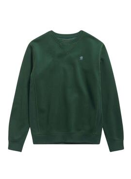 Sudadera G-Star Premium Core Verde para Hombre