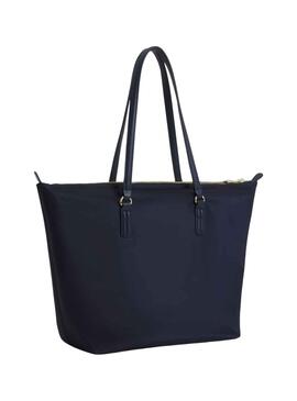 Bolso Tommy Hilfiger Poppy Tote Corp Marino Mujer