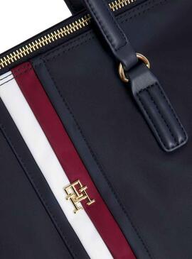 Bolso Tommy Hilfiger Poppy Tote Corp Marino Mujer