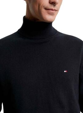 Jersey Tommy Hilfiger Pima Cashmere Negro Hombre