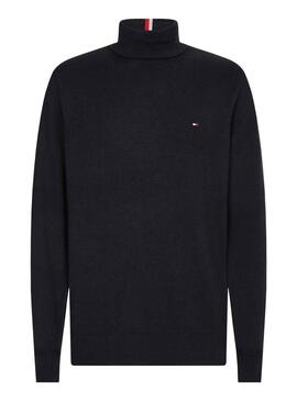 Jersey Tommy Hilfiger Pima Cashmere Negro Hombre