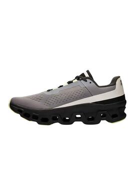 Zapatillas On Cloudmonster Fossil Gris para Hombre
