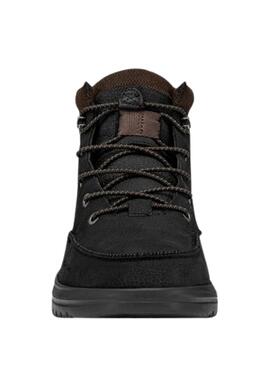 Botines Hey Dude Bradley Bot Leather Negro Hombre