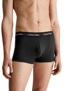 Pack 3 Calzoncillos Calvin Klein Low Negro Hombre
