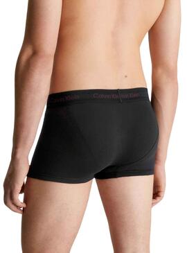 Pack 3 Calzoncillos Calvin Klein Low Negro Hombre