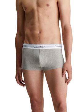 Pack 3 Calzoncillos Calvin Klein Low Blanco Hombre