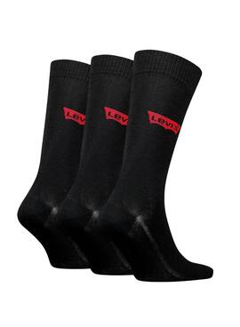 Calcetines Levis Regular Cut Batwing Negro Unisex