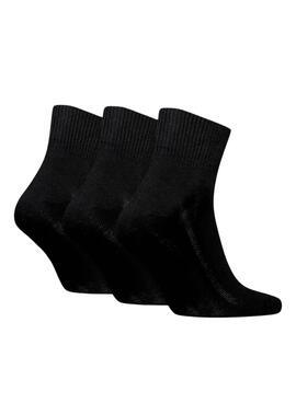 Calcetines Levis Mid Cut Batwing Negro Unisex