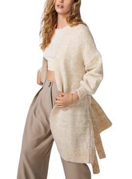 Cardigan Only Celina Life Beige Para Mujer