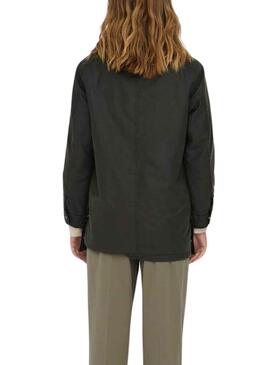 Chaqueta Only Mountain Washed Negro Para Mujer