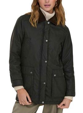 Chaqueta Only Mountain Washed Negro Para Mujer