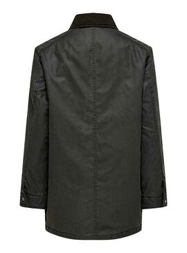 Chaqueta Only Mountain Washed Negro Para Mujer