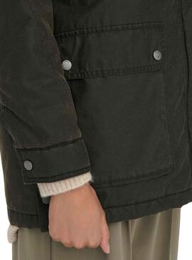 Chaqueta Only Mountain Washed Negro Para Mujer