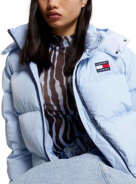 Chaqueta Tommy Jeans Alaska Puffer Azul Mujer