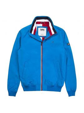 Cazadora Tommy Jeans Essential Bomber Azul Hombre