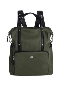 Mochila Munich Clever Backpack Verde Para Mujer