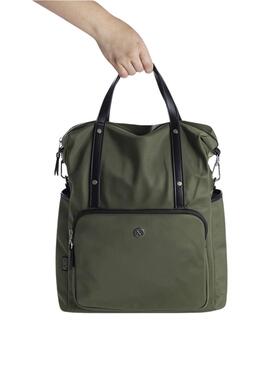 Mochila Munich Clever Backpack Verde Para Mujer