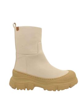 Botas Popa Ela Grenoble Beige Para Mujer