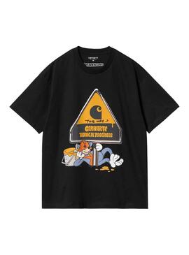 Camiseta Carhartt Deadkebab Workin On It Negro