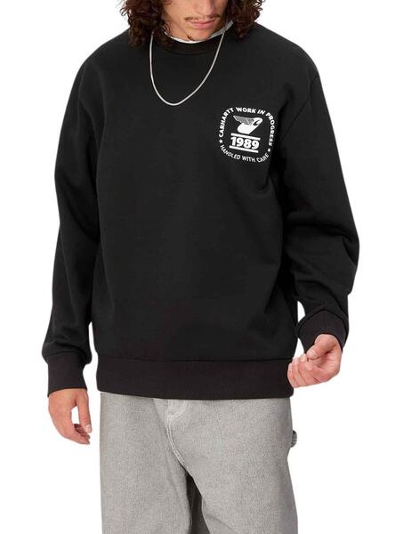 Sudadera Carhartt Stamp State Negro Para Hombre