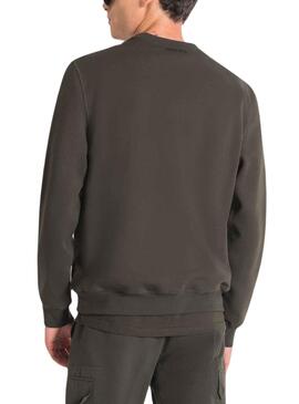 Sudadera Antony Morato Tigre Verde Militar Hombre