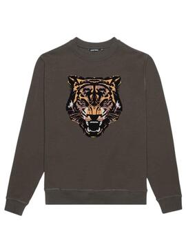 Sudadera Antony Morato Tigre Verde Militar Hombre