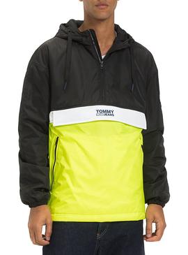 Canguro Tommy Jeans Colorbock Negro Hombre