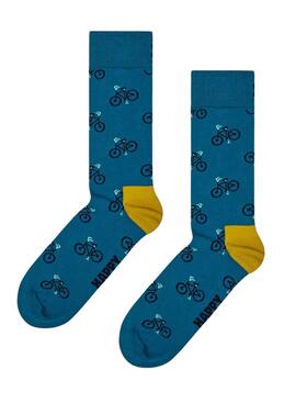 Calcetines Happy Socks Bike Azules Hombre y Mujer