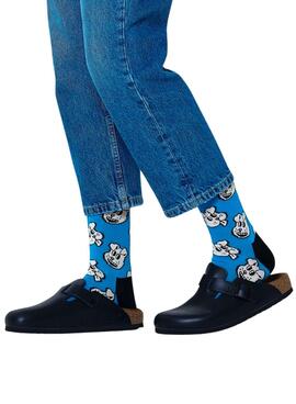 Calcetines Happy Socks Doggo Azules Hombre y Mujer