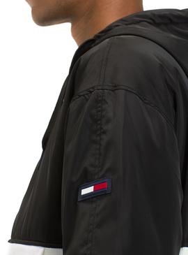 Canguro Tommy Jeans Colorbock Negro Hombre