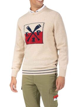 Jersey El Pulpo Testuya Beige para Hombre