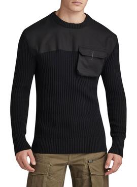 Jersey G-Star Army Negro para Hombre