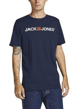 Pack 3 Camisetas Jack and Jones Logo Multi Hombre