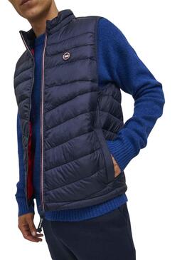 Chaleco Jack and Jones Hero Marino para Hombre
