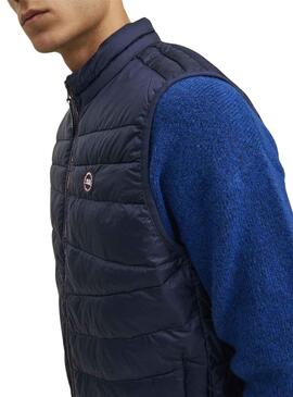 Chaleco Jack and Jones Hero Marino para Hombre