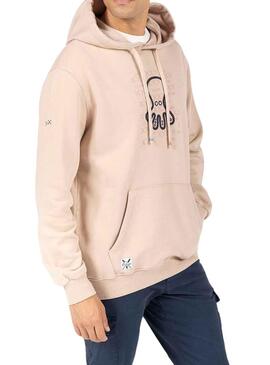 Sudadera El Pulpo Emblem Rosa para Hombre